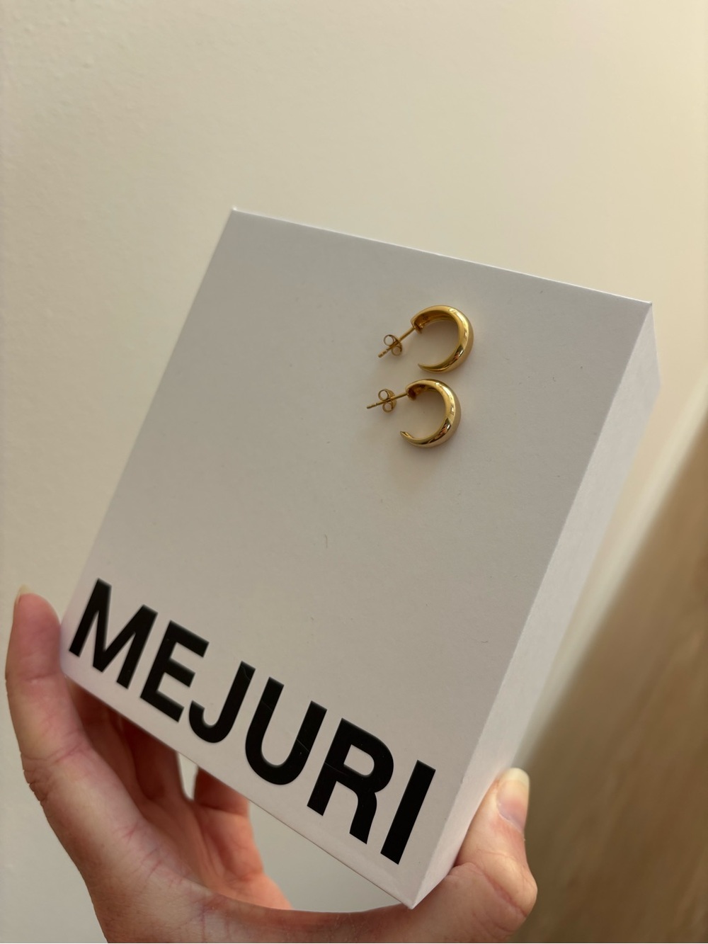Mejuri Dome Mini Hoop Earrings - Picture 8 of 8